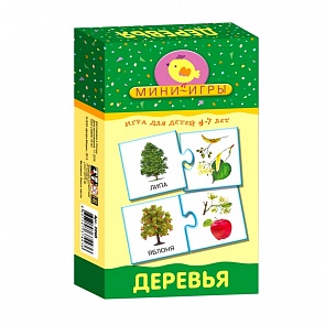 Игра настольная из серии Мини-игры – Деревья (Дрофа, 2898) Игра настольная из серии Мини-игры – Деревья (Дрофа, 2898)